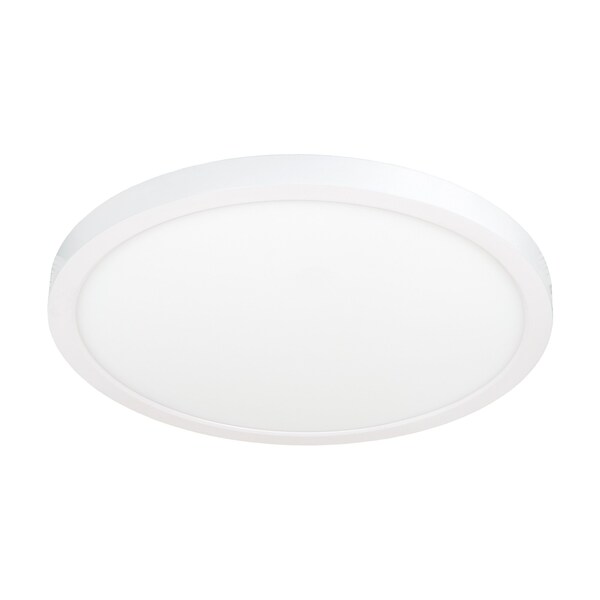 Jesco Flush Mount LED 15 Round Alum Slim Trim 30W 3CCT 90CRI WH CM409RA-15R-120V-SW3-WH - main